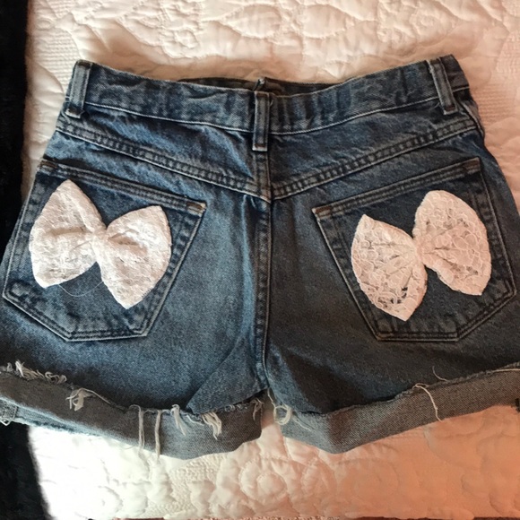 High Rise jean shorts - Picture 2 of 2